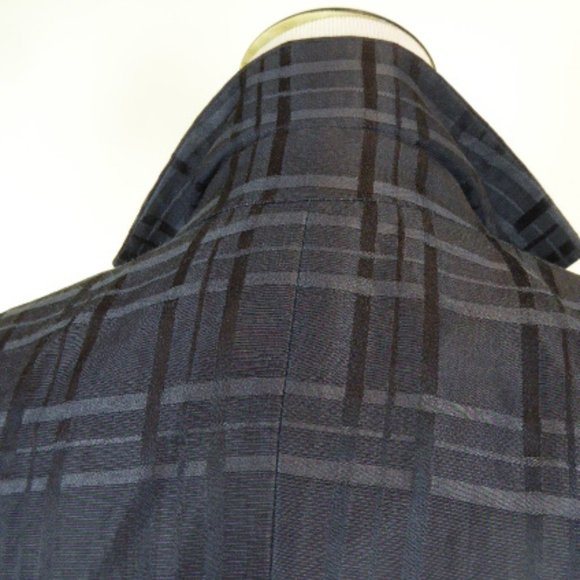 Emporio Giorgio Armani navy blazer 4 i38 tonal stripe made in Italy